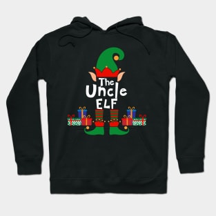 Funny Family Matching Christmas Uncle Elf Hoodie